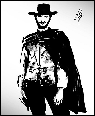 Clint Eastwood poncho min